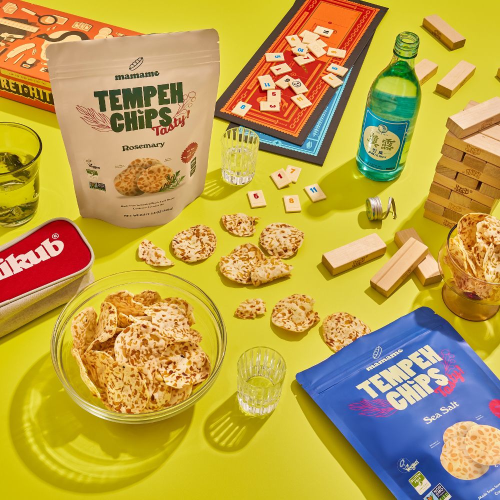 Mamame Tempeh Chips Sea Salt 12 x 100g
