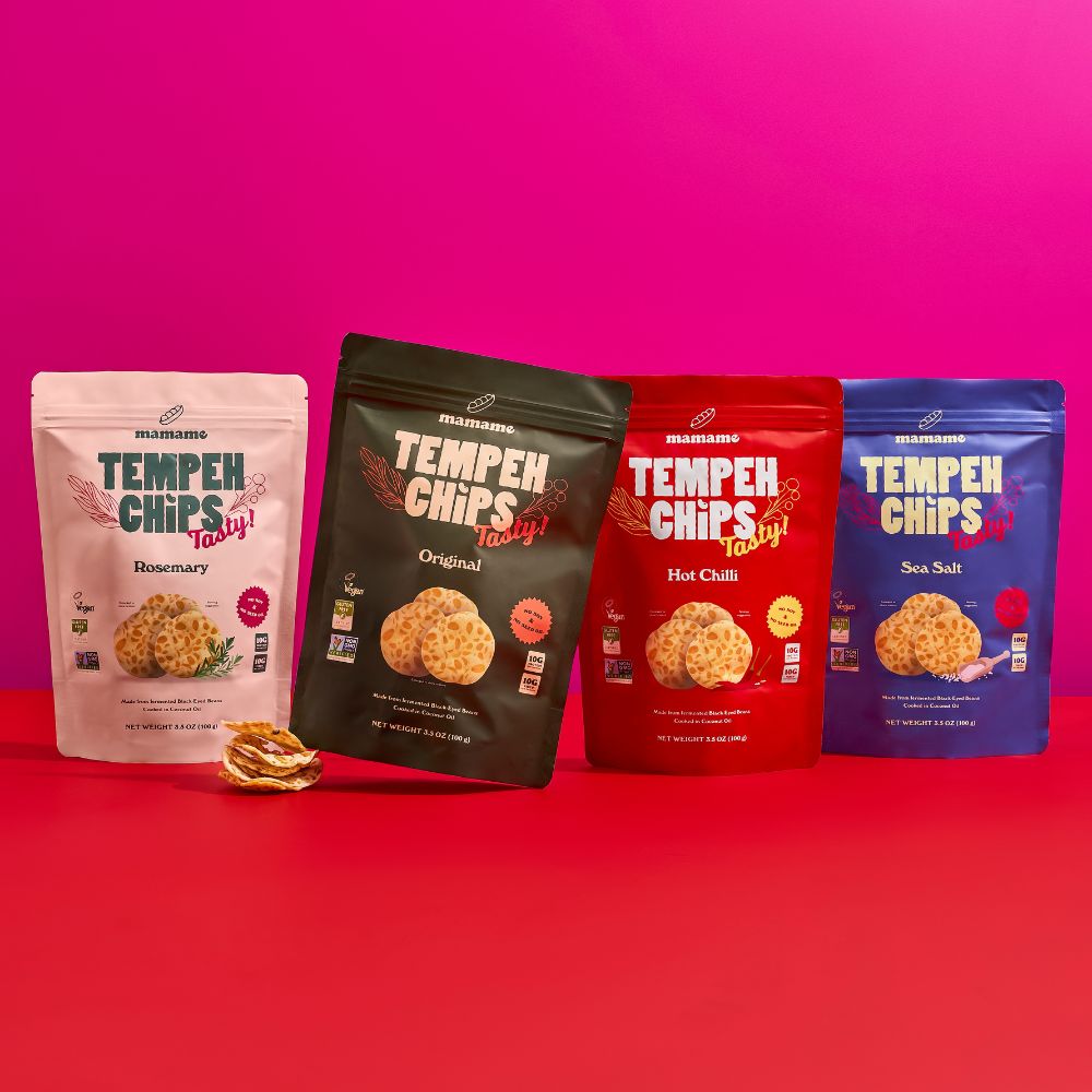 Mamame Tempeh Chips Sea Salt 12 x 100g