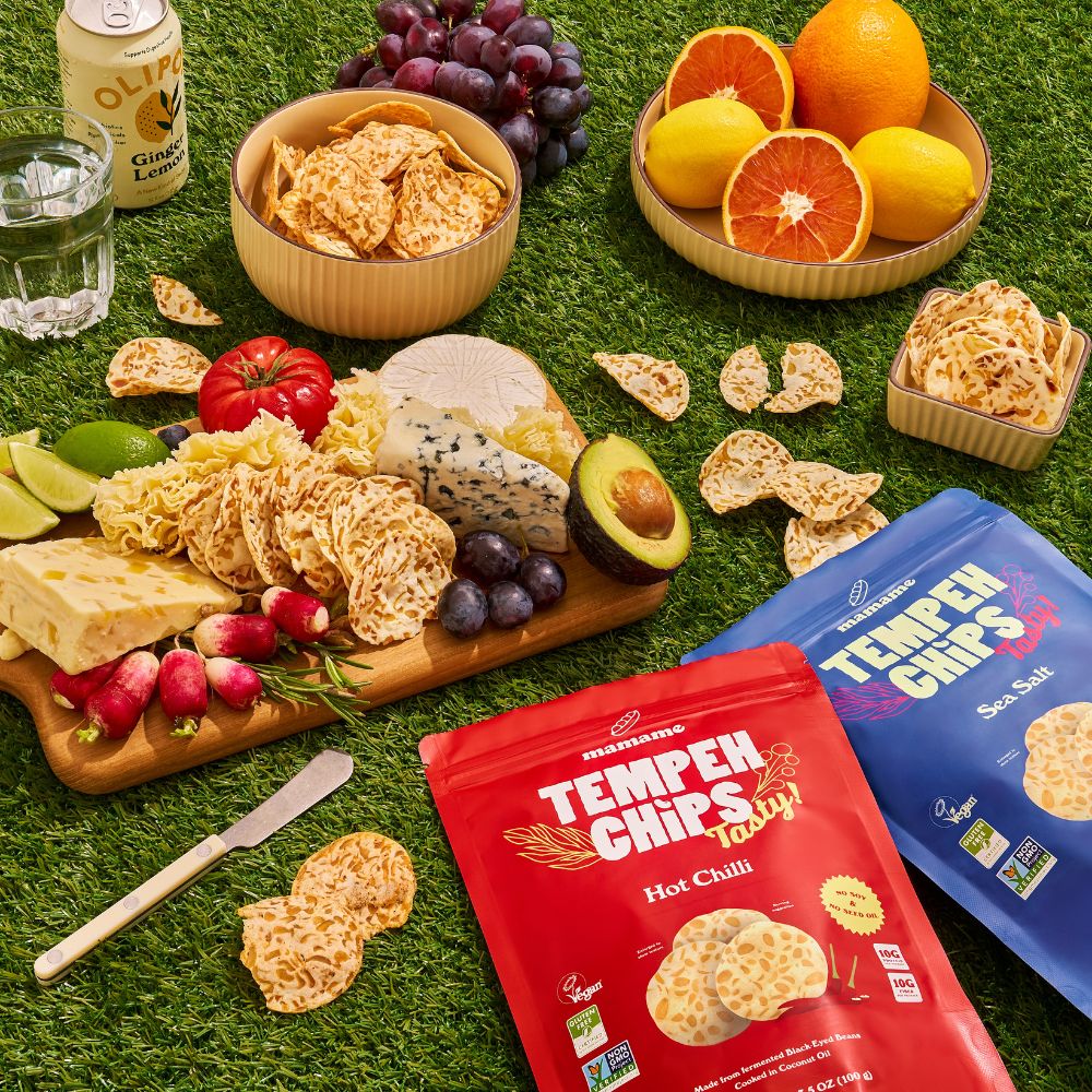 Mamame Tempeh Chips Hot Chilli 12 x 100g