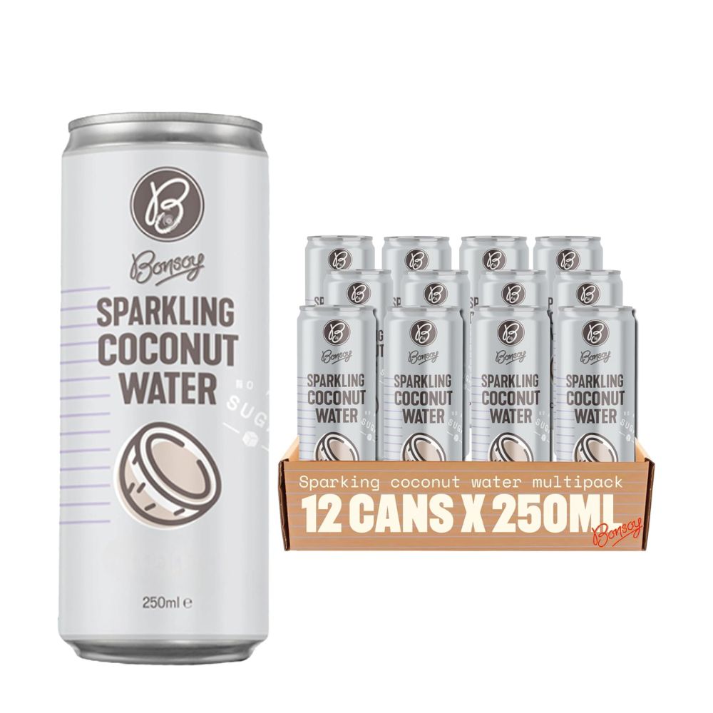 Bonsoy Sparkling Coconut Water 12 x 250ml