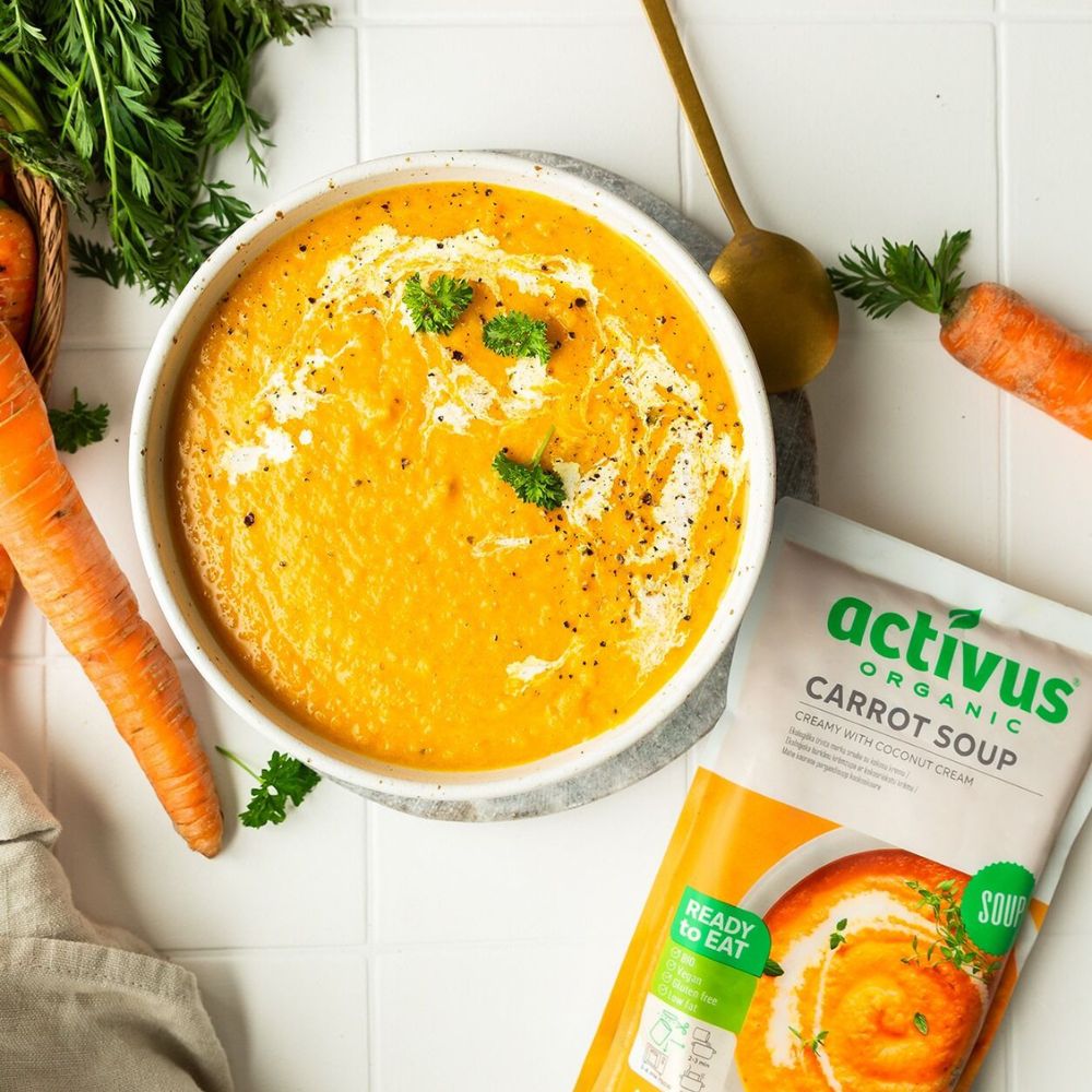 Activus Organic Carrot Soup 9 x 400g