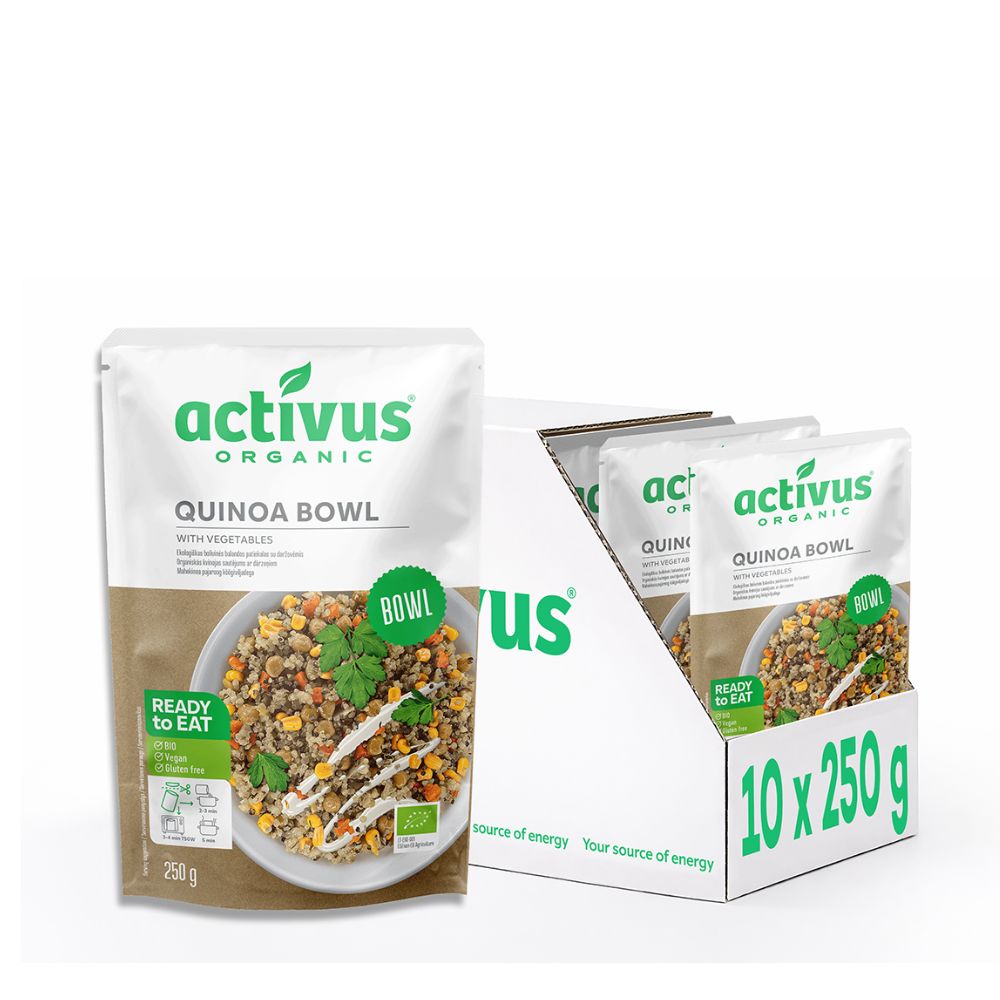 Activus Quinoa Veg Bowl 10 x 250g