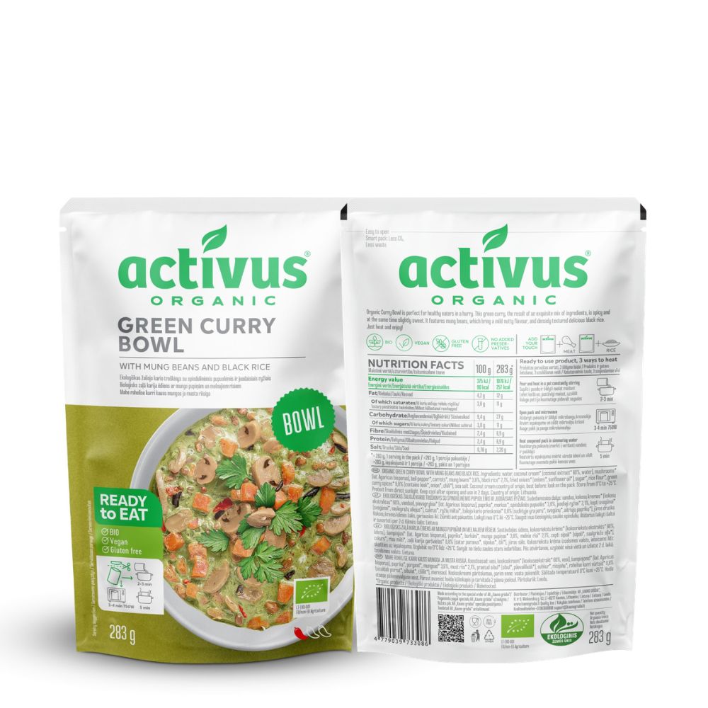Activus Green Curry Bowl 9 x 283g