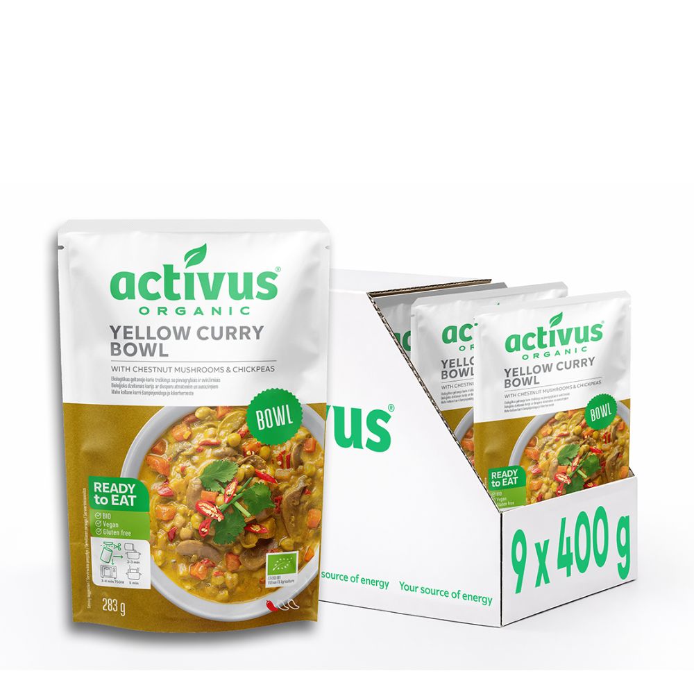 Activus Yellow Curry Bowl 9 x 283g