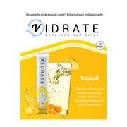 ViDrate Tropical Shelf Ready Display Unit 10 x 3g