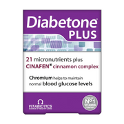 Vitabiotics Diabetone Plus with Cinafen 84 Tablets