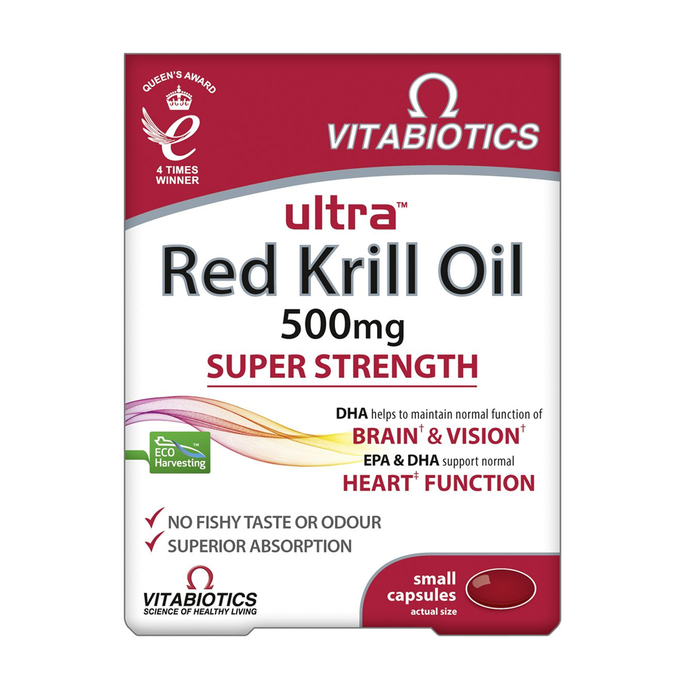 Vitabiotics Ultra Red Krill Oil 30 Capsules