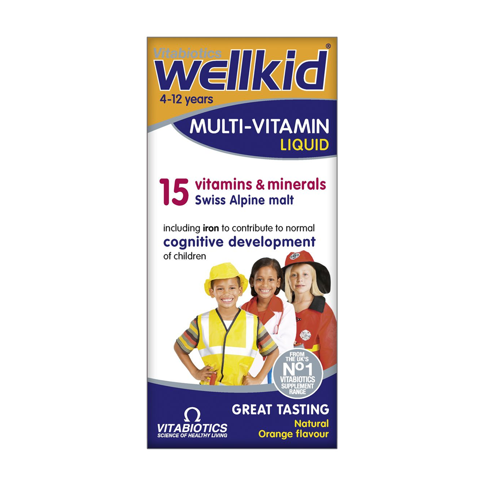 Vitabiotics Wellkid Multivitamin Liquid 150ml