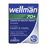 Vitabiotics Wellman 70+ 30 Tablets