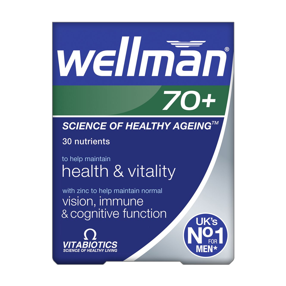 Vitabiotics Wellman 70+ 30 Tablets