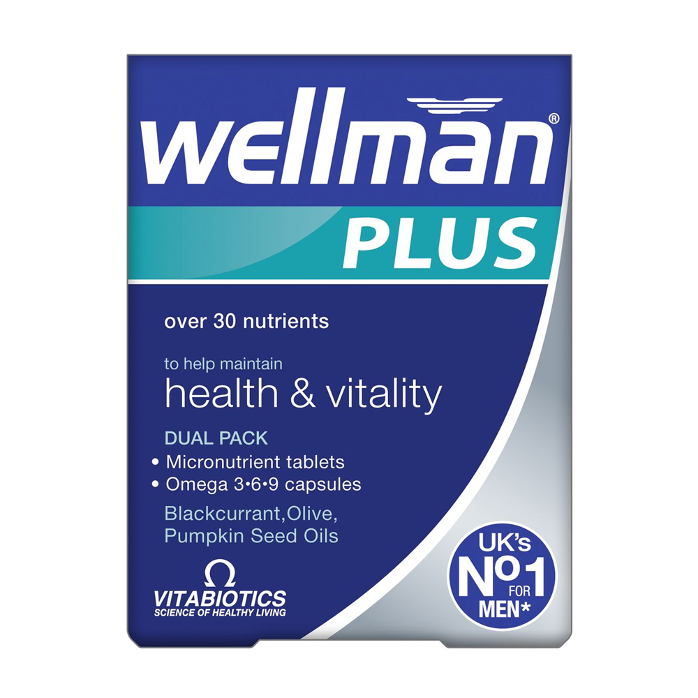 Vitabiotics Wellman Plus Omega-3 6 9 56 Tablets