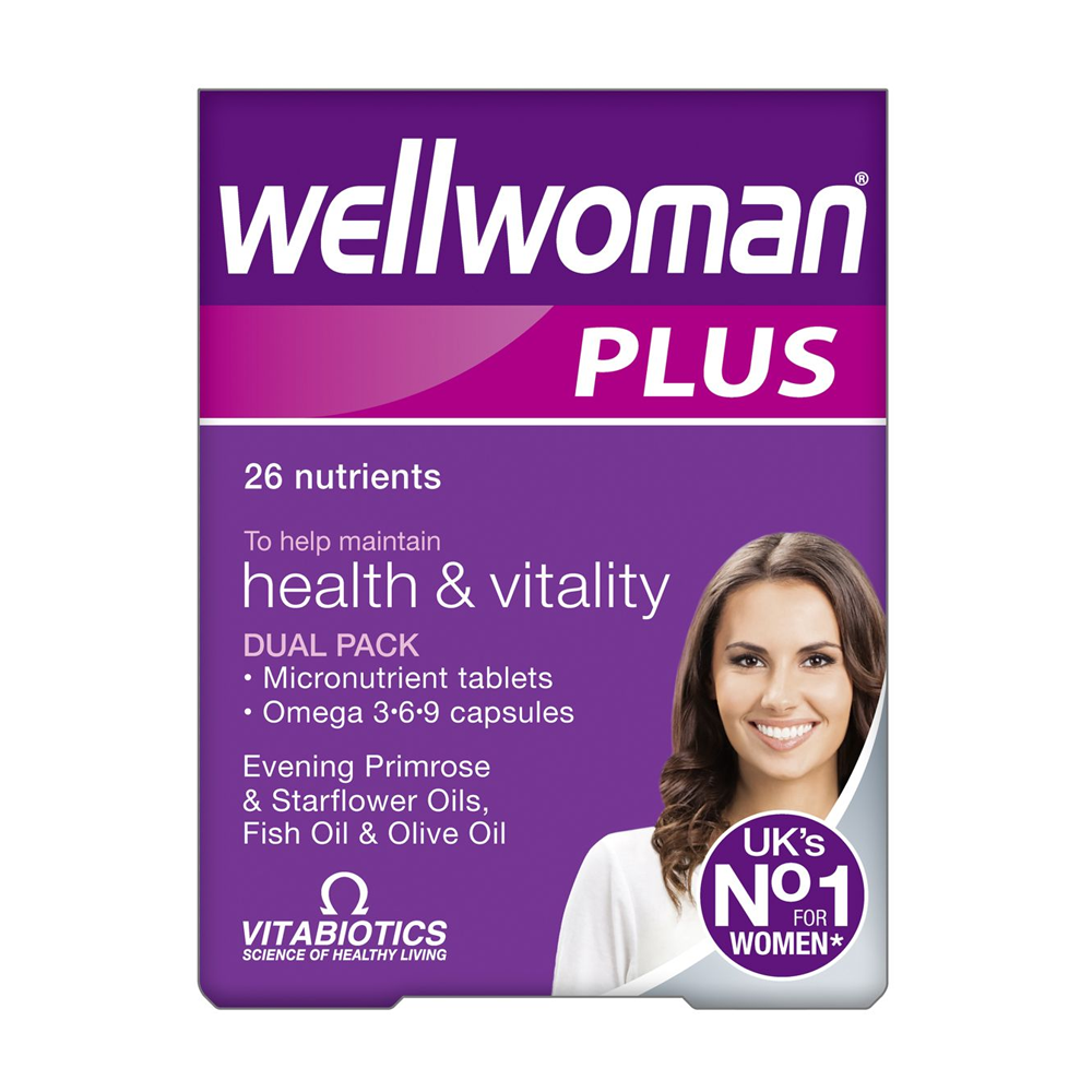 Vitabiotics Wellwoman Plus Omega-3 6 9 56 Tablets