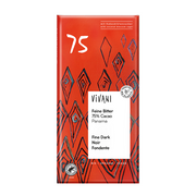 Vivani Fine Dark 75% cocoa + coconut blossom sugar 10 x 80g