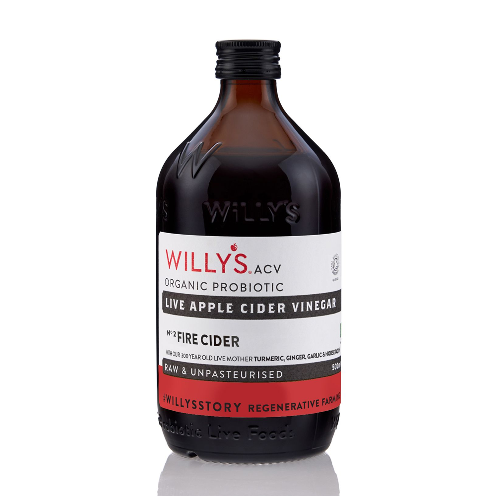 Willy's Organic Fire Cider Apple Cider Vinegar 500ml