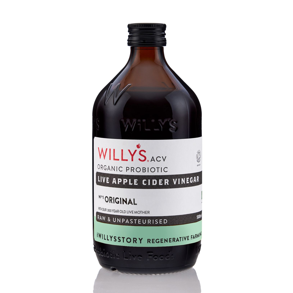 Willy's Organic Original Apple Cider Vinegar 500ml