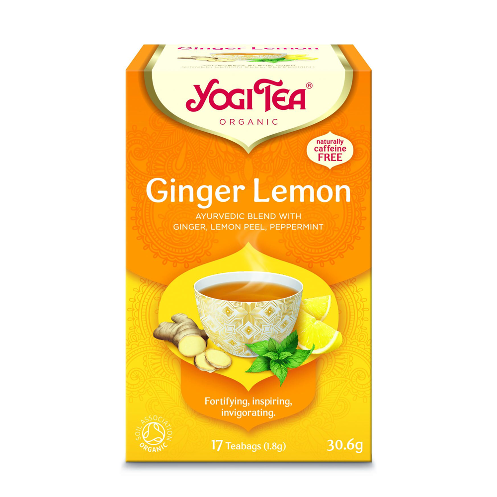 Yogi Tea Ginger LemonOrganic Hs 17 Bags