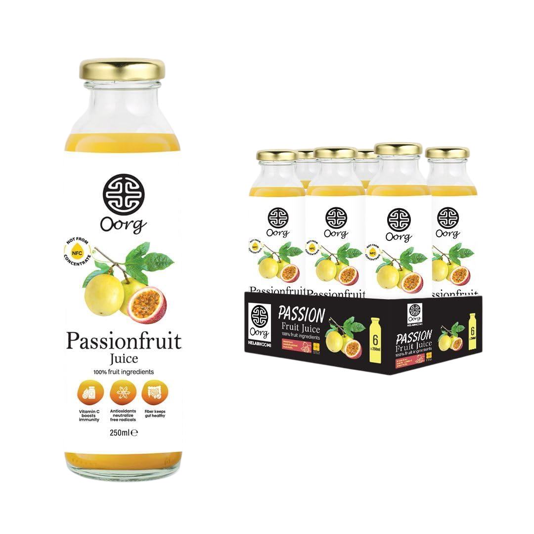 OORG Natural Passionfruit Juice 6 x 250ml
